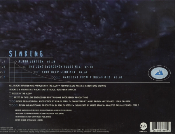 The Aloof - Sinking | EastWest (EW101T) - 3