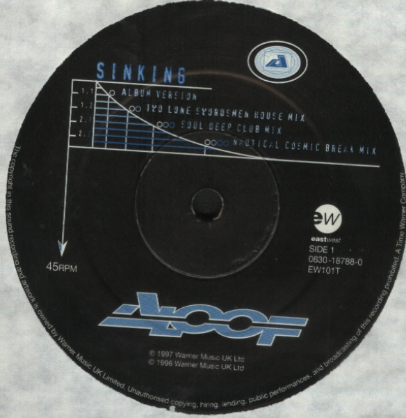 The Aloof - Sinking | EastWest (EW101T) - 2