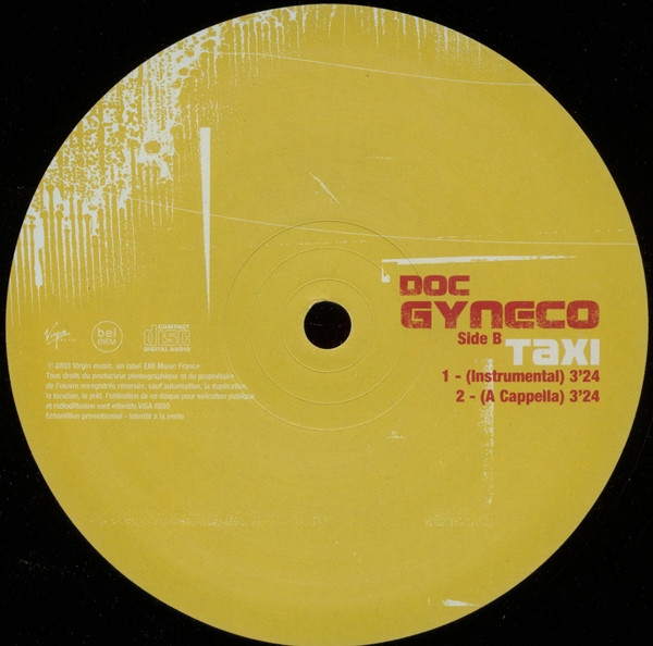 Doc Gynéco - Taxi | Virgin (VISA 8850) - 3