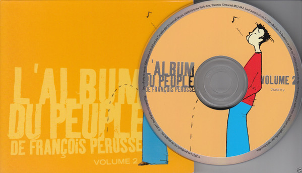 François Pérusse - L'Album Du Peuple Volume 2 [CD] | Zero Musique (ZMSD 12) - 2
