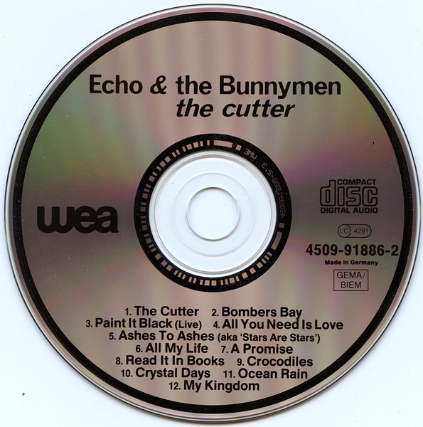 Echo & The Bunnymen - The Cutter | WEA (4509 91886-2) - 3