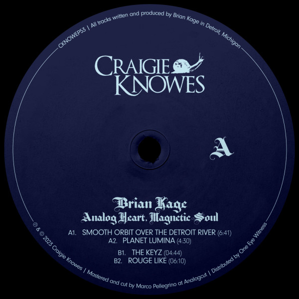 Brian Kage - Analog Heart, Magnetic Soul | Craigie Knowes (CKNOWEP53)
