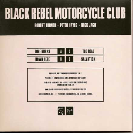 Black Rebel Motorcycle Club - Love Burns | Virgin (16139 7) - 2