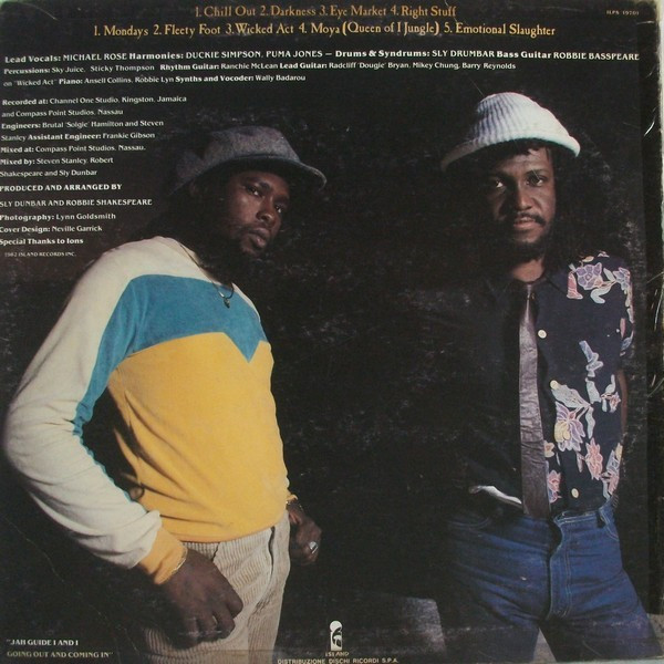Black Uhuru - Chill Out | Island Records (ILPS 19701) - 2