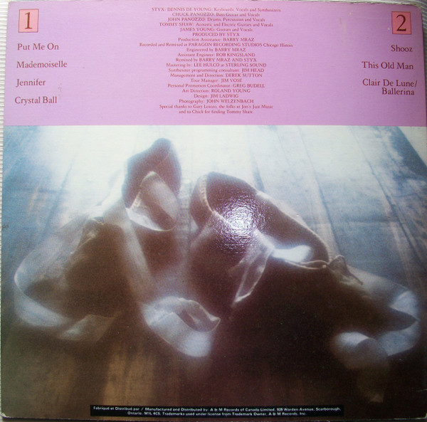 Styx - Crystal Ball [Vinyl] | A&M Records (SP-4604) - 2
