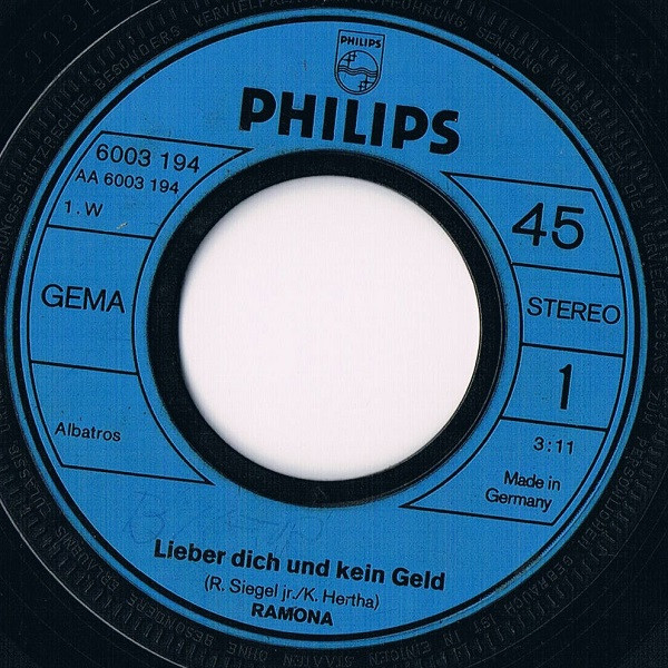 Ramona Wulf - Lieber Dich Und Kein Geld | Philips (6003 194) - 3