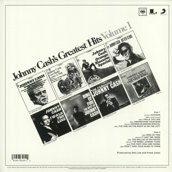 Johnny Cash - Greatest Hits Volume 1 | Columbia (CS 9478) - 2