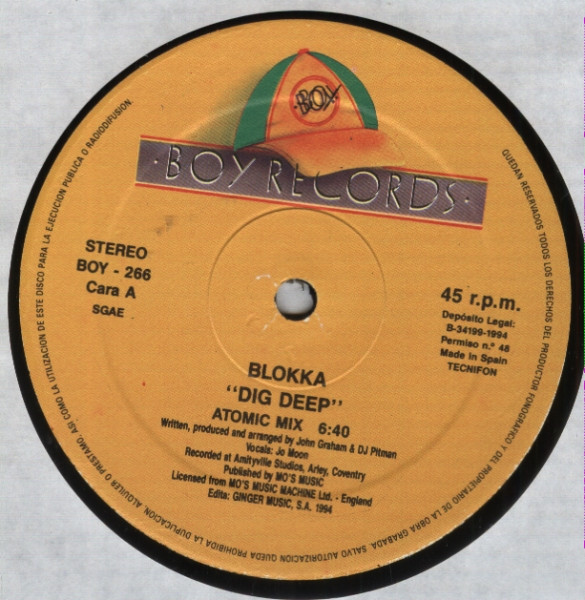 Blokka - Dig Deep | Boy Records (BOY-266) - 3