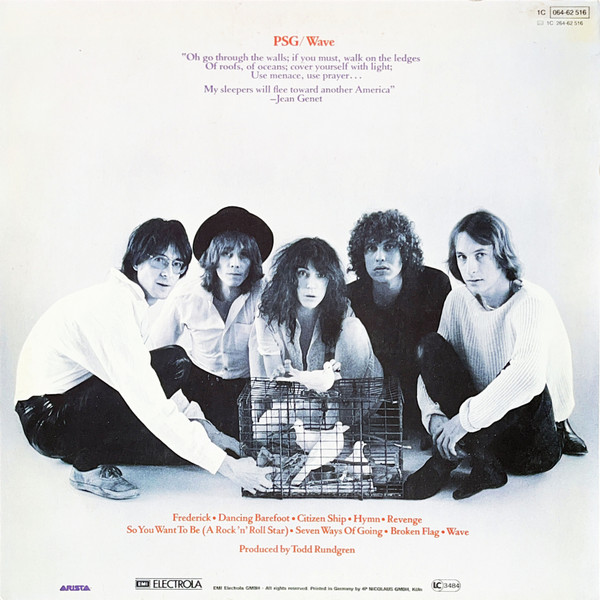 Patti Smith Group - Wave | Arista (1C 064-62 516) - 2