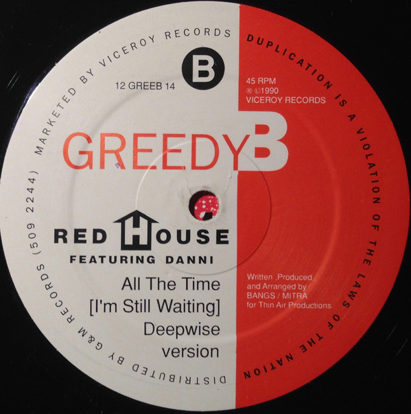 Red House Featuring Danni - I'm Still Waiting | Greedy Beat Records (12 GREEB 14) - 2