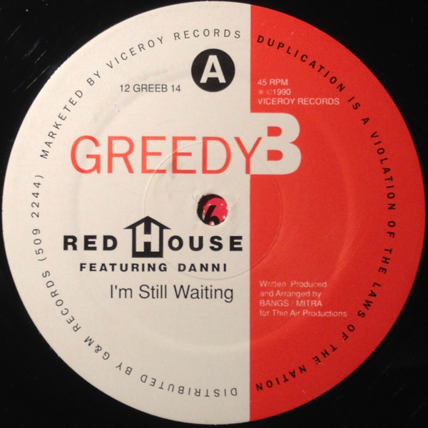 Red House Featuring Danni - I'm Still Waiting | Greedy Beat Records (12 GREEB 14) - main