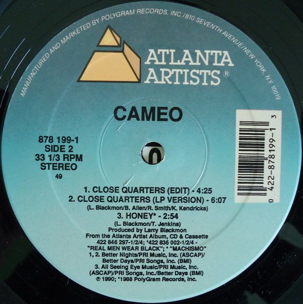 Cameo - Close Quarters | Atlanta Artists (878 199-1) - 4 Cameo - Close Quarters | Atlanta Artists (878 199-1) - 4