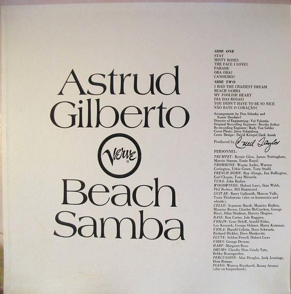 Astrud Gilberto - Beach Samba | Verve Records (V6-8708) - 2 Astrud Gilberto - Beach Samba | Verve Records (V6-8708) - 2