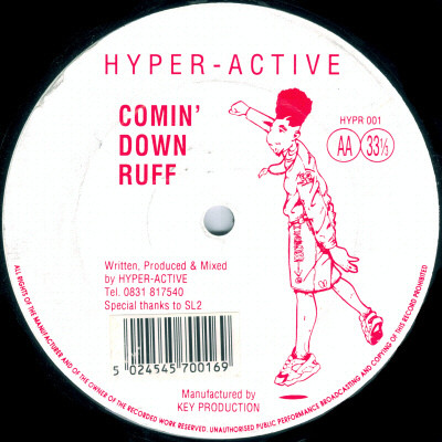 Hyperactive - Gotta Get Up / Comin' Down Ruff | Hyperactive Productions (HYPR 001) - 2 Hyperactive - Gotta Get Up / Comin' Down Ruff | Hyperactive Productions (HYPR 001) - 2