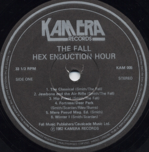 The Fall - Hex Enduction Hour | Kamera Records (KAM 005) - 3 The Fall - Hex Enduction Hour | Kamera Records (KAM 005) - 3