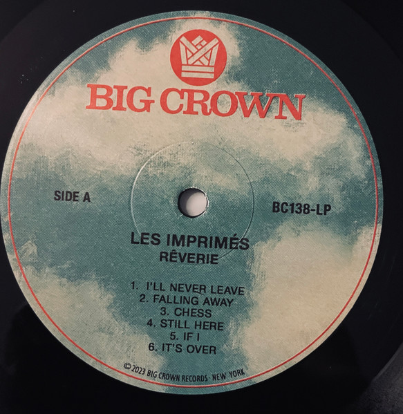 Les Imprimés - Rêverie | Big Crown Records (BC138-LP) - 3 Les Imprimés - Rêverie | Big Crown Records (BC138-LP) - 3