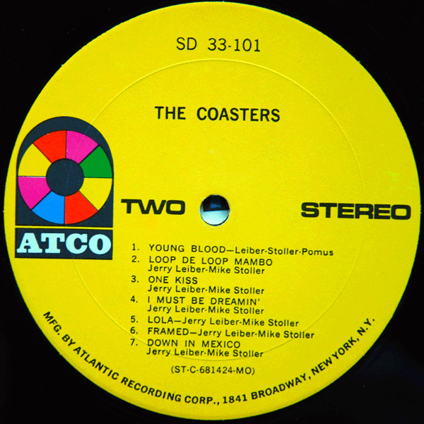 The Coasters - The Coasters | ATCO Records (SD 33-101) - 4
