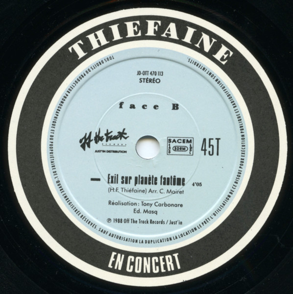 Hubert Félix Thiéfaine - Sweet Amanite Phalloïde Queen | Off The Track Records (JD-OTT 470113) - 4 Hubert Félix Thiéfaine - Sweet Amanite Phalloïde Queen | Off The Track Records (JD-OTT 470113) - 4