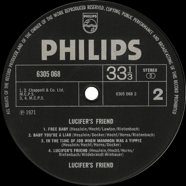 Lucifer's Friend - Lucifer's Friend [Vinyl] | Philips (6305 068) - 4