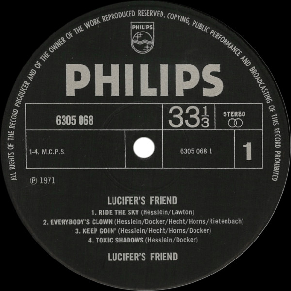 Lucifer's Friend - Lucifer's Friend [Vinyl] | Philips (6305 068) - 3