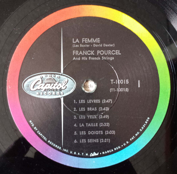 Franck Pourcel And His French Strings - Les Baxter's La Femme | Capitol Records (T 10015) - 4 Franck Pourcel And His French Strings - Les Baxter's La Femme | Capitol Records (T 10015) - 4
