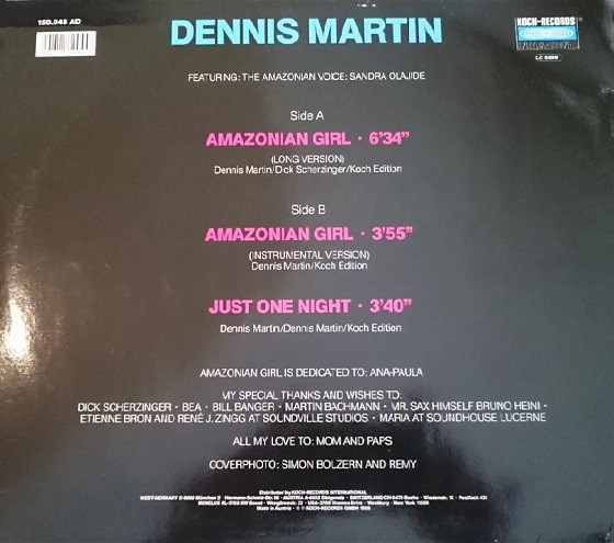 Dennis Martin - Amazonian Girl | Koch International (150.045) - 2