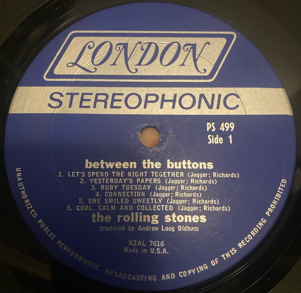 The Rolling Stones - Between The Buttons | London Records (PS 499) - 3 The Rolling Stones - Between The Buttons | London Records (PS 499) - 3