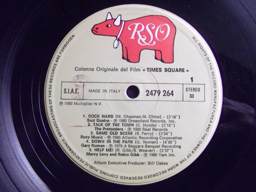 Various - The Original Motion Picture Soundtrack "Times Square" | RSO (2658 145) - 2 Various - The Original Motion Picture Soundtrack "Times Square" | RSO (2658 145) - 2