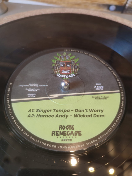 Singer Tempa / Horace Andy / Noel Ellis - Don't Worry / Wicked Dem / Oh Girl | Roots Renegade Records (RRR011) - main Singer Tempa / Horace Andy / Noel Ellis - Don't Worry / Wicked Dem / Oh Girl | Roots Renegade Records (RRR011) - main