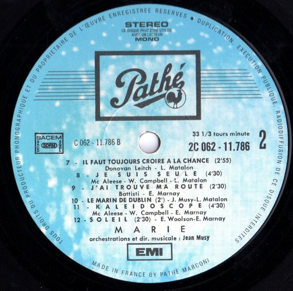 Marie - Marie | Pathé (2C 062-11786) - 4