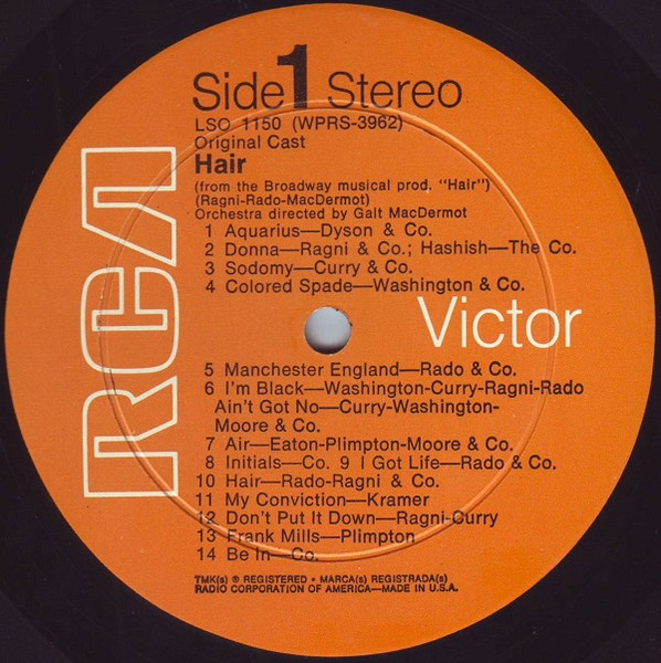 Various - Hair  (The American Tribal Love-Rock Musical) | RCA Victor (LSO-1150) - 3