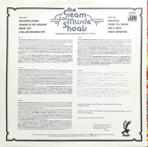 The Muscle Shoals - The Cream Of Muscle Shoals | Atlantic (K 50283) - 2