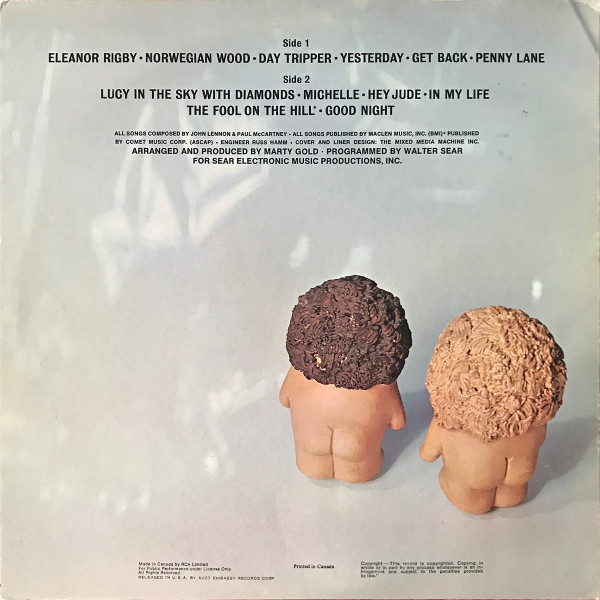Marty Gold - Moog Plays The Beatles [Vinyl] | Avco Embassy (AVE 33003) - 3
