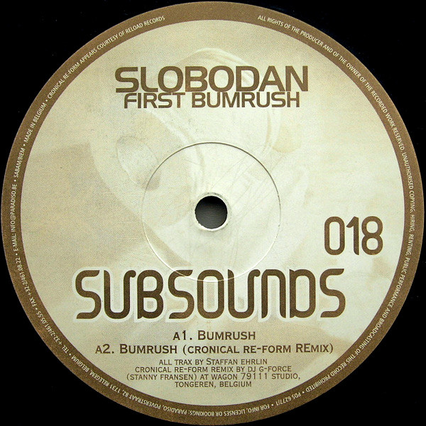 Slobodan - First Bumrush | Subsounds (018)