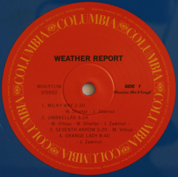 Weather Report - Weather Report | Columbia (MOVLP2158) - 4 Weather Report - Weather Report | Columbia (MOVLP2158) - 4