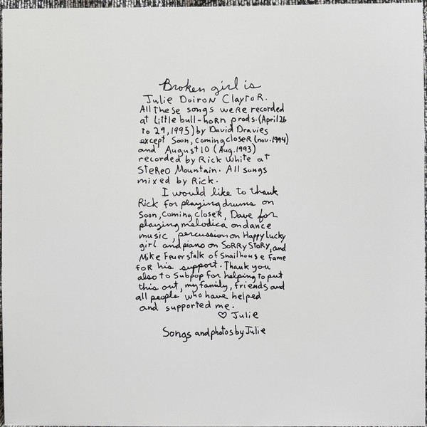 Julie Doiron - Broken Girl | Numero Group (941) - 4