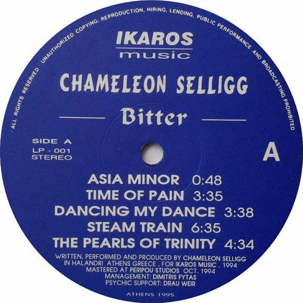 Chameleon Selligg - Bitter | Ikaros Music (LP - 001) - 3