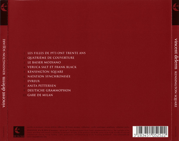 Vincent Delerm - Kensington Square | Tôt Ou Tard (8345105252) - 2 Vincent Delerm - Kensington Square | Tôt Ou Tard (8345105252) - 2