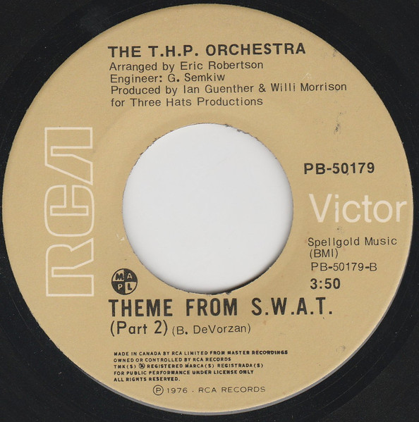 THP Orchestra - Theme From S.W.A.T. (7") [Vinyl] | RCA Victor (PB-50179) - 2