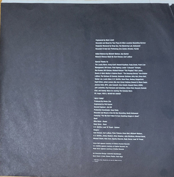 Sam Kinison - Have You Seen Me Lately? | Warner Bros. Records (9 25748-1) - 4