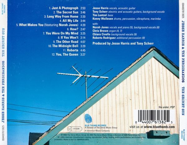 Jesse Harris & The Ferdinandos - The Secret Sun | Blue Thumb Records (0044007613825) - 2
