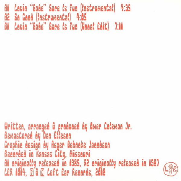 Lovin "Babe" Sure Is Fun / So Good