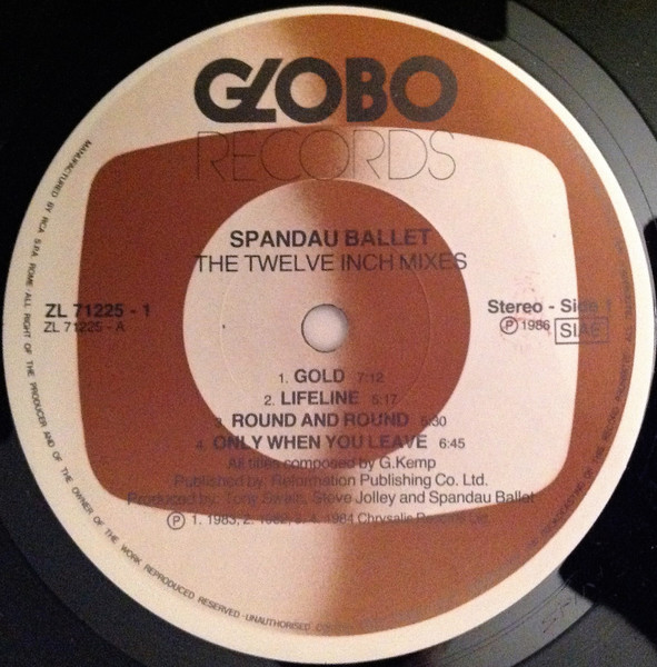 Spandau Ballet - The Twelve Inch Mixes | Globo Records (ZL 71225 (2)) - 3