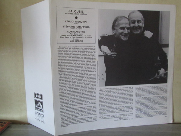 Yehudi Menuhin , Stéphane Grappelli - Jalousie | La Voix De Son Maître (2 C064-02446) - 3