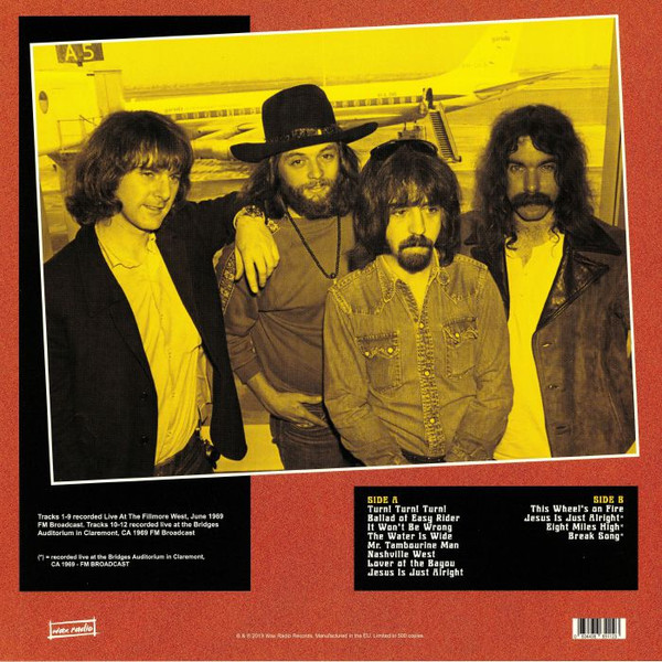 The Byrds - Lee Jeans Rock Concert: Fillmore West 1969 | Wax Radio Records (WLVR025) - 2