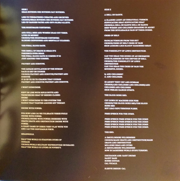 Discharge - Hear Nothing See Nothing Say Nothing | Radiation Reissues (RRS90) - 3