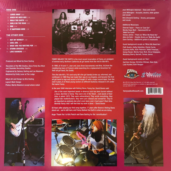Fanny Walked The Earth - Fanny Walked The Earth | Blue Élan Records (BER1071LP) - 2 Fanny Walked The Earth - Fanny Walked The Earth | Blue Élan Records (BER1071LP) - 2