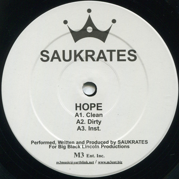 Saukrates - Hope | M3 Entertainment (M3-010)