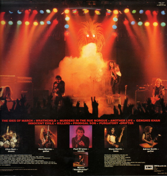 Iron Maiden - Killers | EMI (EMC 3357) - 2 Iron Maiden - Killers | EMI (EMC 3357) - 2