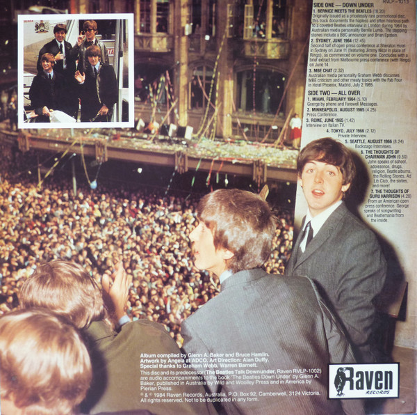 The Beatles - Talk Downunder (And All Over) Vol 2 | Raven Records (RVLP-1013) - 2 The Beatles - Talk Downunder (And All Over) Vol 2 | Raven Records (RVLP-1013) - 2